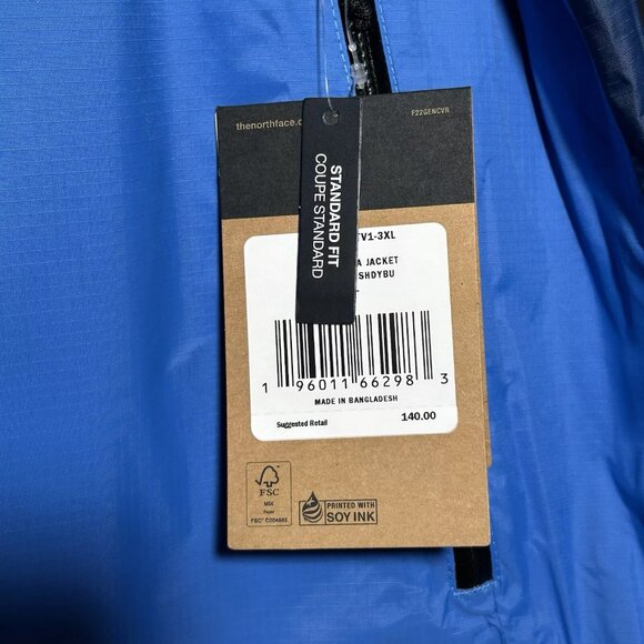 The North Face Men’s Alta Vista Waterproof Jacket Size 3XL Navy/Royal Blue - Picture 6 of 16